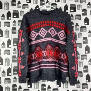 J. Crew | Women’s Crewneck Patterned Wool Sweater